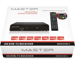 Sintonizador TDT HD Master ZAP2610 MH-X DVB-T2 USB (Compatible Apagón 2024)