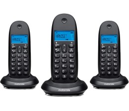 Telefono Inalambrico DECT Motorola C1003LB Trio Negro