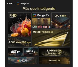 Televisor Chiq L32M8TG 32" FHD Smart Google TV