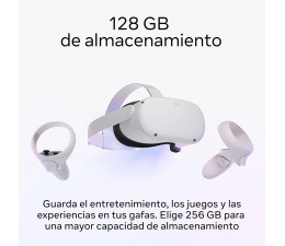Gafas VR Meta Quest 2 128GB - Blanco (REACONDICIONADO)