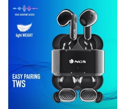 Auriculares BT TWS NGS Artica Duo - Negro