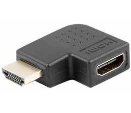 Adaptador HDMI M / HDMI H Angulo Izquierda Lanberg AD-0035-BK