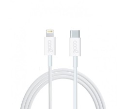 Cable USB Compatible Cool Tipo C a Lightning 1.2m - Blanco