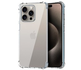 Funda Cool Apple iPhone 15 Pro Antishock Transparente