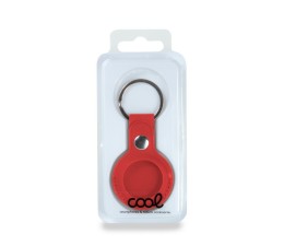 Llavero Protector Cool Apple AirTag - Polipiel Rojo
