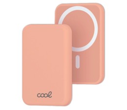 Bateria Externa Universal Magnética Powerbank Qi 5000 mAh COOL - Rosa