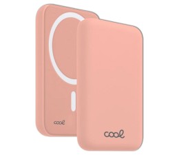 Bateria Externa Universal Magnética Powerbank Qi 5000 mAh COOL - Rosa