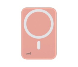 Bateria Externa Universal Magnética Powerbank Qi 5000 mAh COOL - Rosa
