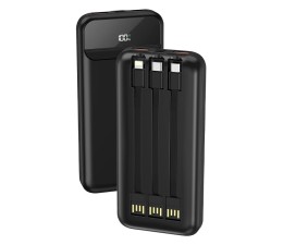 Bateria Externa Powerbank Cool 10000mAh Carga Rápida 22.5W (3 cables) - Negro