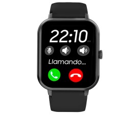 Smartwatch Cool Forest Silicona Negro (Llamada, Salud, Deporte)
