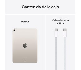 Tablet Apple iPad Air 11" M2 512GB WiFi MUWN3TY/A - Blanco Estrella Startlight