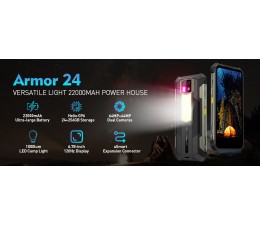 Smartphone Ulefone Armor 24 12GB 256GB DS Negro