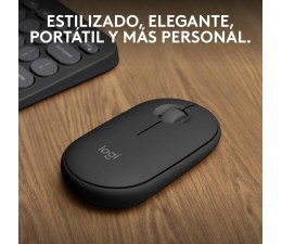 Raton Optico Inalambrico Logitech Pebble Mouse 2 M350S - Negro Grafito