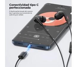 Auriculares con cable Xiaomi Earphones USB Tipo C BHR8930GL - Negro