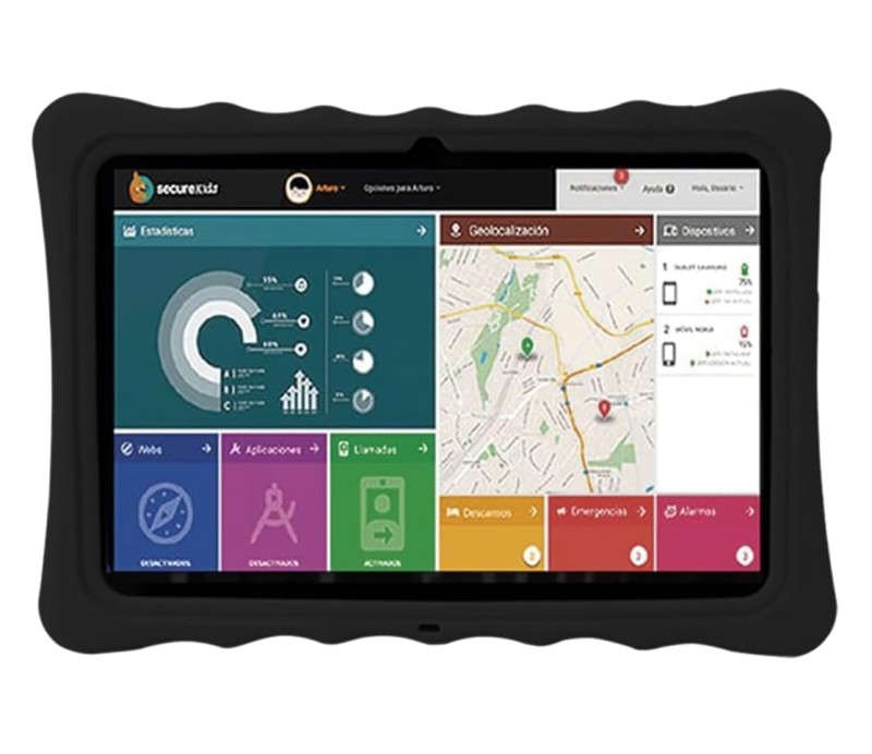 Tablet SaveFamily EVOLUTION 10" Wifi 4G - Negro