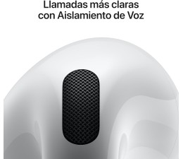 Auriculares BT TWS Apple Airpods V4 con Cancelacion de Ruido Activa ANC MXP93ZM/A