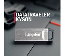 Pendrive Memoria USB 3.2 Kingston Data Traveller Kyson 128GB DTKN/128GB - Plata