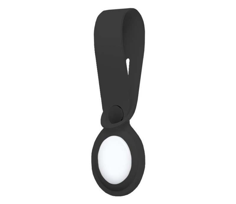 Funda Cool Loop Compatible Con AirTag Silicona Negro