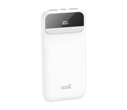 Bateria Externa Powerbank Cool 10000mAh Carga Rápida 22.5W (3 cables) - Blanco