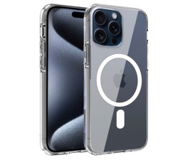 Funda Cool Apple iPhone 16 Pro Magnetica Transparente