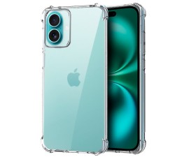 Funda Cool Apple iPhone 16 Plus Antishock Transparente