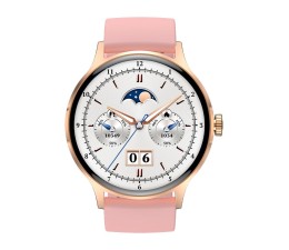 Smartwatch Cool Iris (Pantalla AMOLED, Llamadas, Salud, Deporte) Silicona Rosa