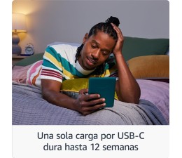 Libro Electronico Amazon Kindle Paperwhite 16GB 7" Gen 12 (con publicidad) - Negro