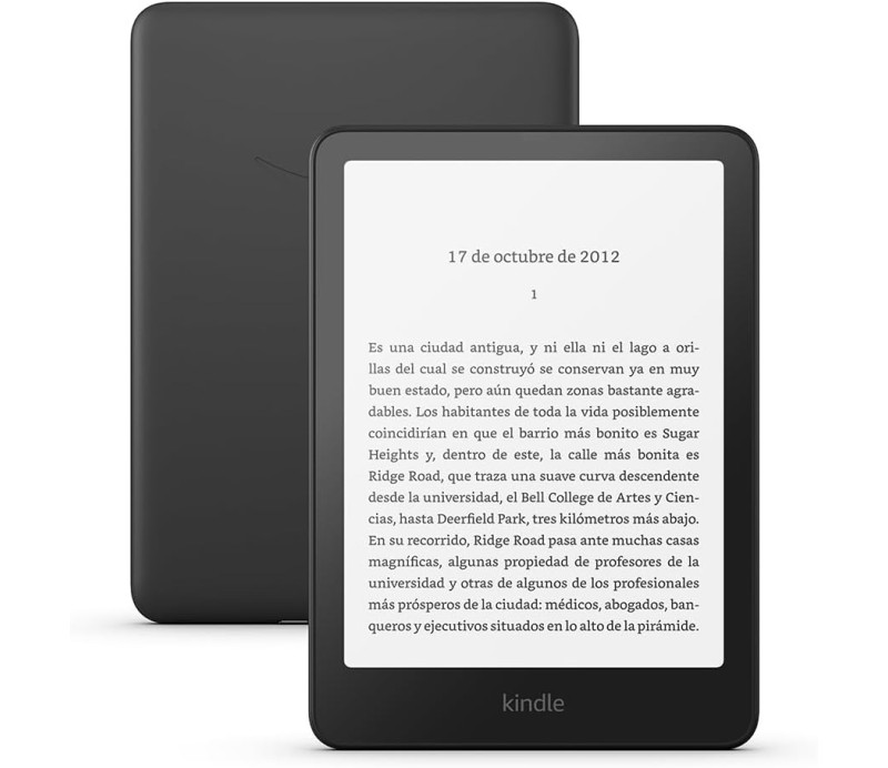 Libro Electronico Amazon Kindle Paperwhite 16GB 7" Gen 12 (con publicidad) - Negro