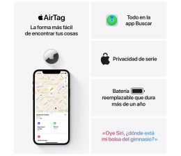 Apple AirTag (Pack 4 Dispositivos) - Dispositivo de Localizacion