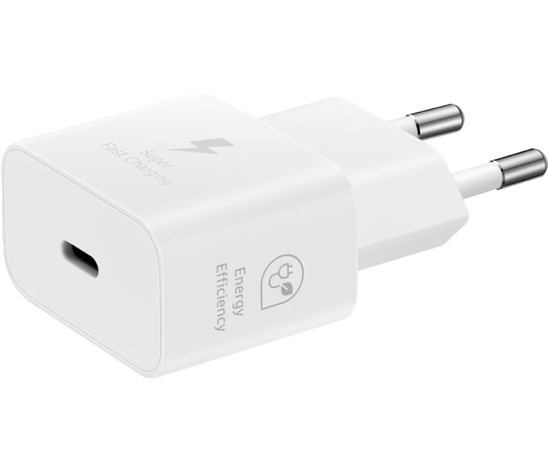 Cargador Original Samsung EP-TA800 25W USB-C Bulk (Sin caja) - Blanco