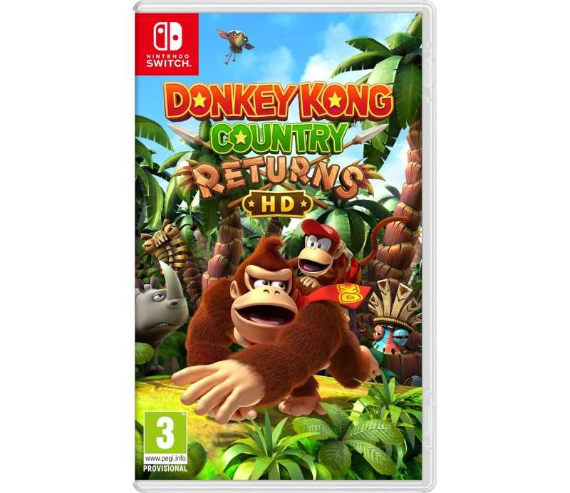 Juego Switch Nintendo Donkey Kong Country Returns HD