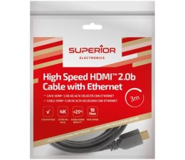 Cable HDMI 2.0 3m Superior SUPAVC003