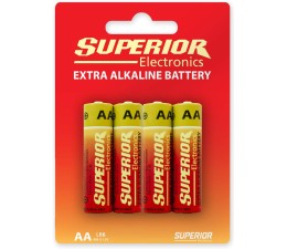Pilas Alcalinas Superior AA Blister (4 Und) SUPBA002