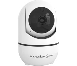 Camara IP Wifi Videovigilancia Superior SUPICM001 Vision Nocturna, Audio Bidireccional, para Interior