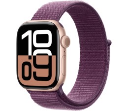 Smartwatch Apple Watch Series 10 42mm MWWK3QL/A Aluminio Oro Rosado con Correa Loop Ciruela