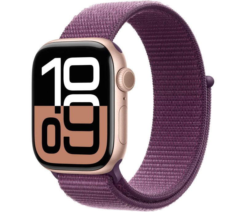 Smartwatch Apple Watch Series 10 42mm MWWK3QL/A Aluminio Oro Rosado con Correa Loop Ciruela