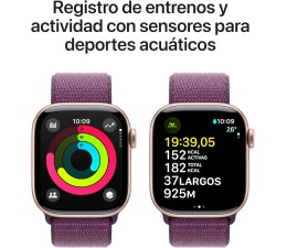 Smartwatch Apple Watch Series 10 42mm MWWK3QL/A Aluminio Oro Rosado con Correa Loop Ciruela
