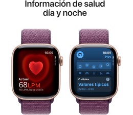 Smartwatch Apple Watch Series 10 46mm MWWV3QL/A Aluminio Oro Rosado con Correa Loop Ciruela