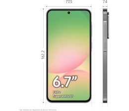 Smartphone Samsung A56 SM-A566B 5G 8GB 256GB - Negro / Gris Grafito