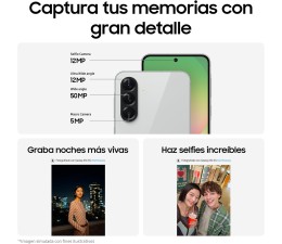 Smartphone Samsung A56 SM-A566B 5G 8GB 256GB - Negro / Gris Grafito