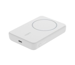 Bateria Externa Powerbank Belkin BPD004BTWT 5000mAh Wireless Magnetica USB-C 10W - Blanco