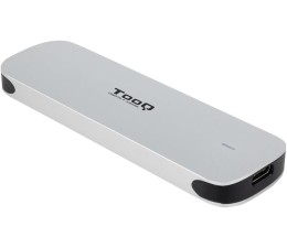 Caja Externa Carcasa Disco Duro TOOQ TQE-2202S para SSD M.2 USB Tipo C - Plata