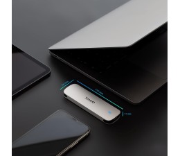 Caja Externa Carcasa Disco Duro TOOQ TQE-2202S para SSD M.2 USB Tipo C - Plata