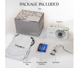 Camara Compacta Yashica YAS-DG100P-WH 10MP - Blanco