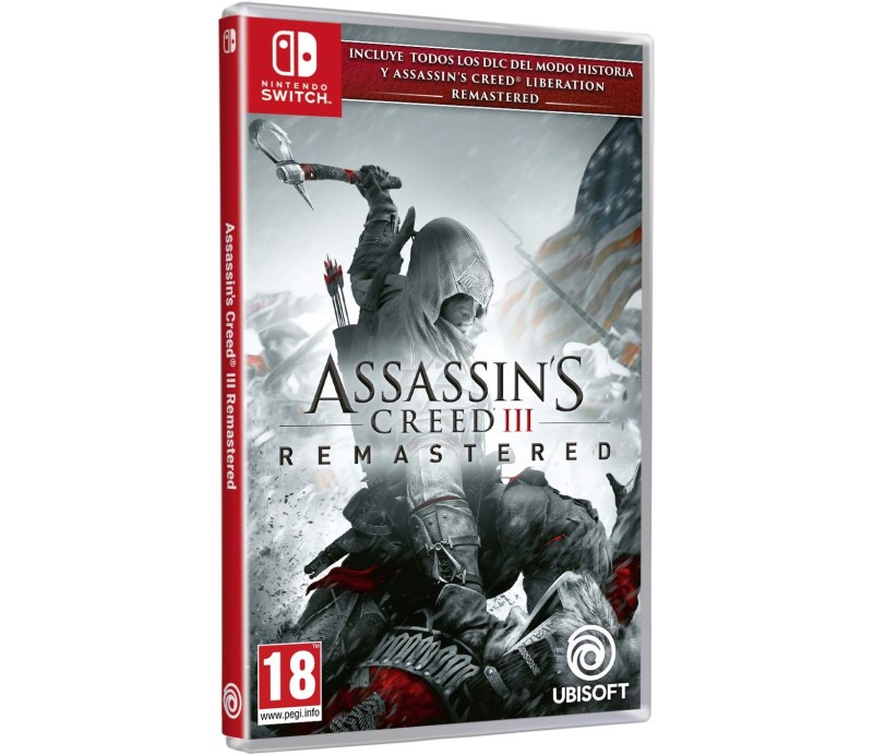 Juego Switch Assassin's Creed III Remastered (Código de Descarga)