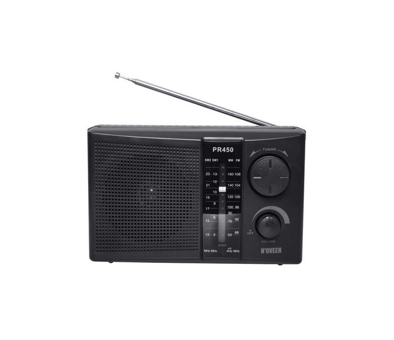 Radio Portatil FM Elbe Noveen PR450 - Negro