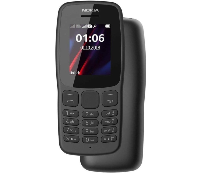 Telefono Movil Nokia 106 TA-1114 DS - Negro
