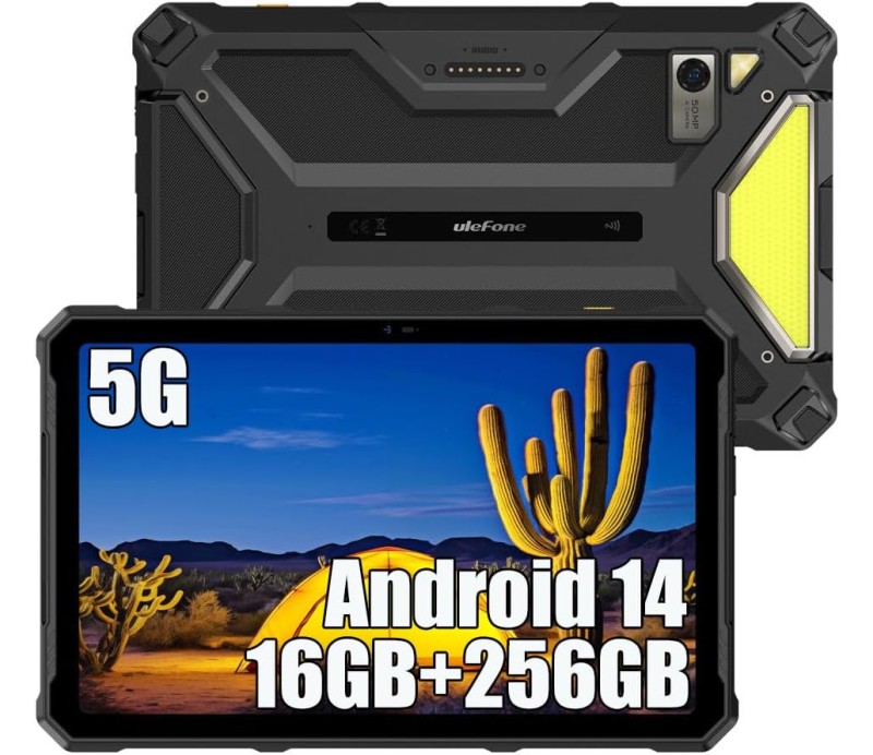 Tablet Ulefone Armor Pad 4 Ultra 8GB 256GB Wifi 5G 10.36" - Negro