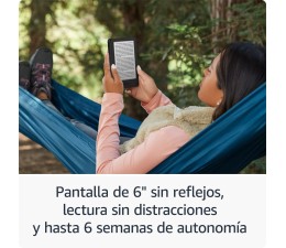 Libro Electronico Amazon Kindle (2024) 6" E-book Reader Luz Integrada - Negro