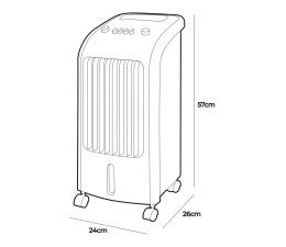Ventilador EDM con Enfriamiento Agua 80W 33516
